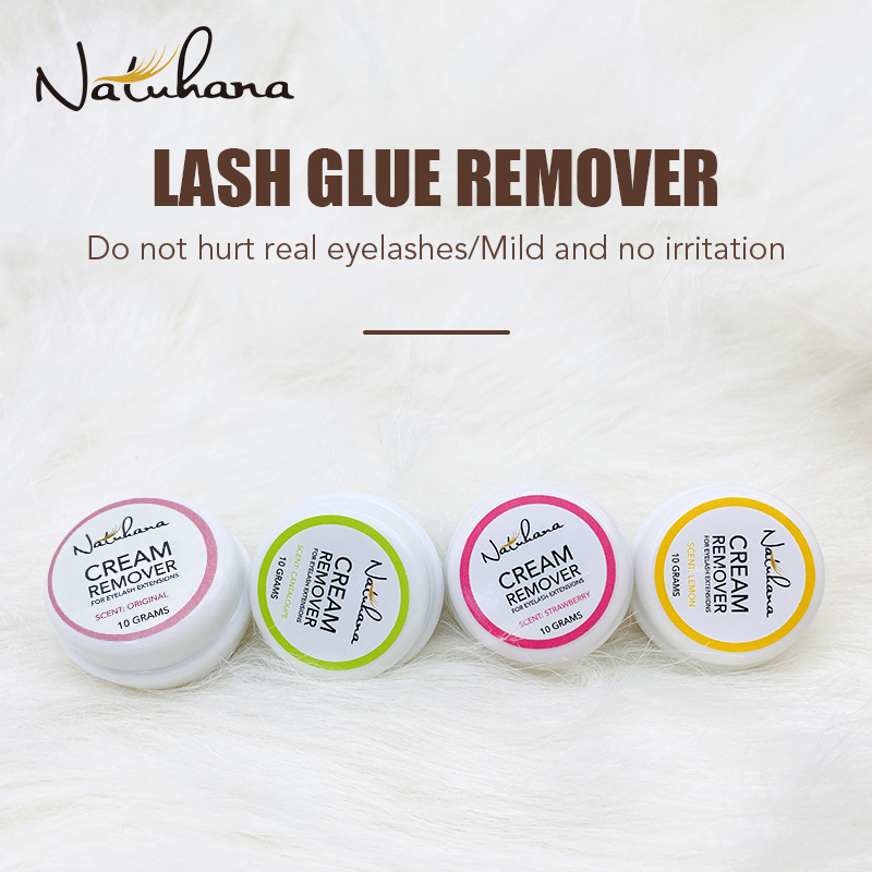 Eyelash Extension Remover Gel - ナチュハナ プロフェッショナル ラッシュグルーリムーバークリーム クイックアンローディング接着剤 まつげエクステリムーバークリーム 簡単メイクツール