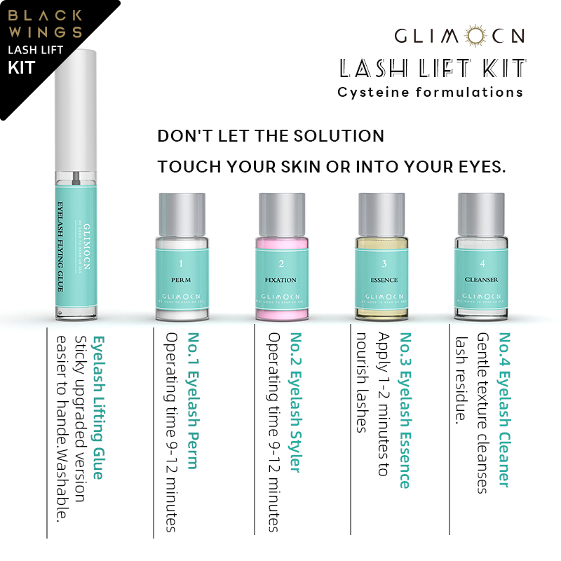 9分速効まつげリフトキット まつげパーマキット まつげ美容液 - Eyelash Extension Uv Glue のレビューと価格