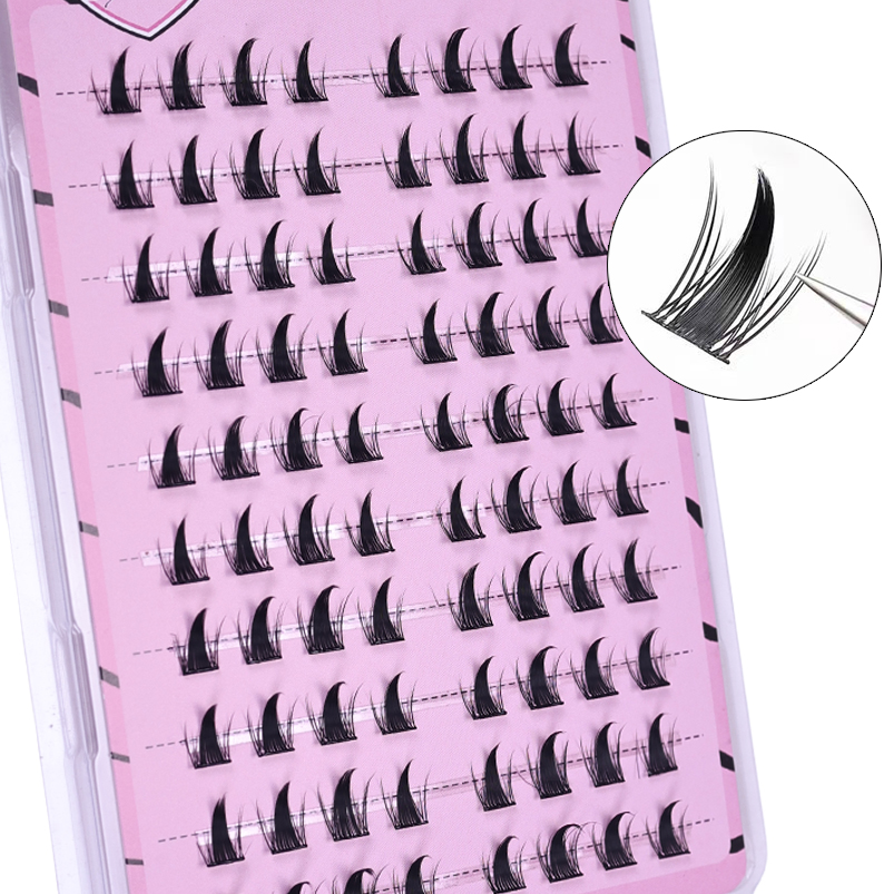 自己接着 DIY まつげ接着剤不要再利用可能なまつげ 5D  - Eyelash Extension Home Service のレビューと価格