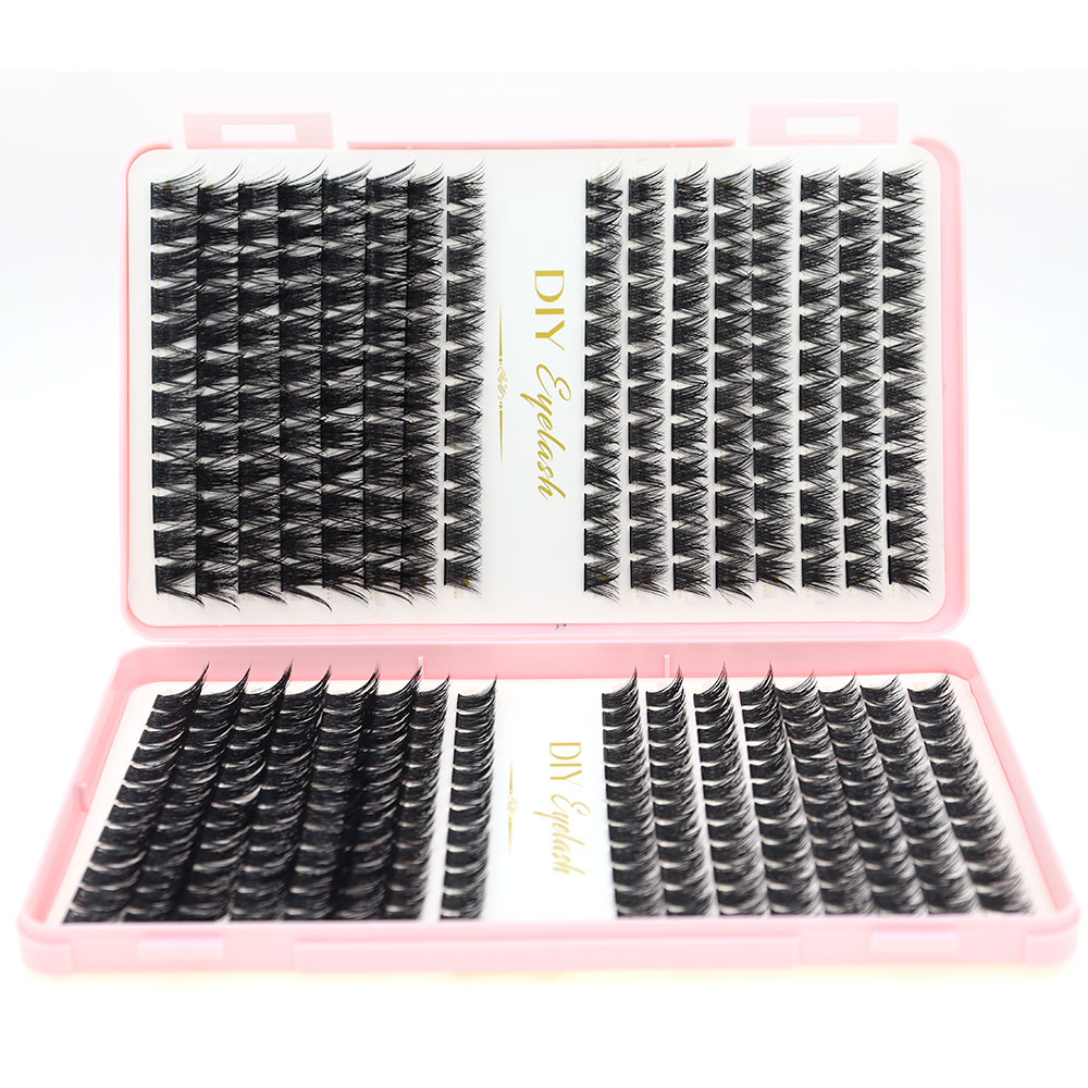 DIYまつげエクステキット 384束のつけまつげ 厚く長いま - Eyelash Extension Home Service のレビューと価格