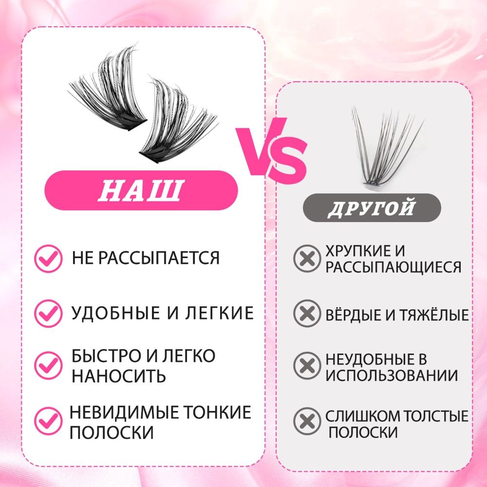 ナチュラルルックつけまつげ　ウィスピー風　ボンド＆シールタイ - Eyelash Extension Wispy のレビューと価格
