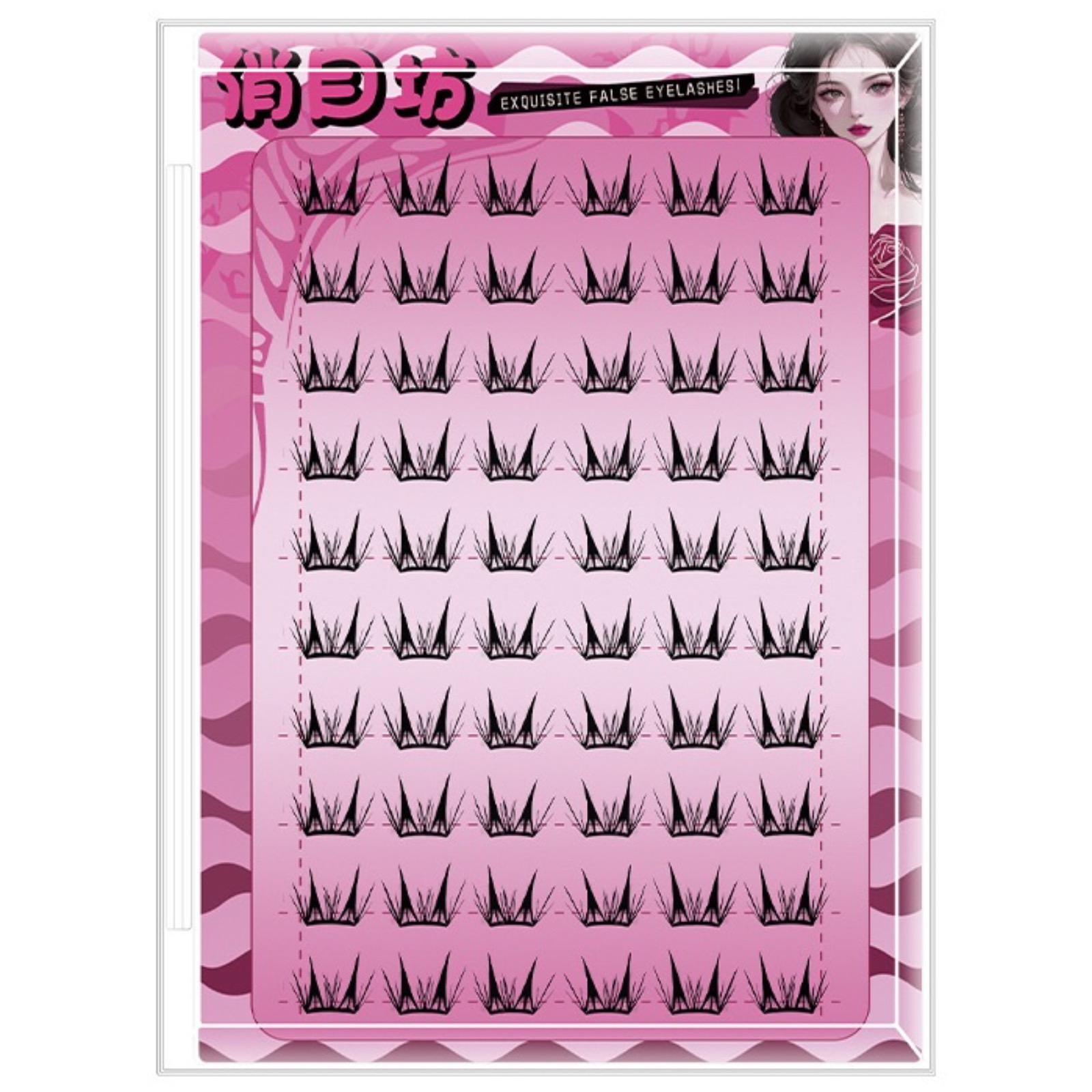 接着剤不要のセルフ接着式まつげクラスター ふわふわマンガ風韓 - Eyelash Extension Uv Glue のレビューと価格