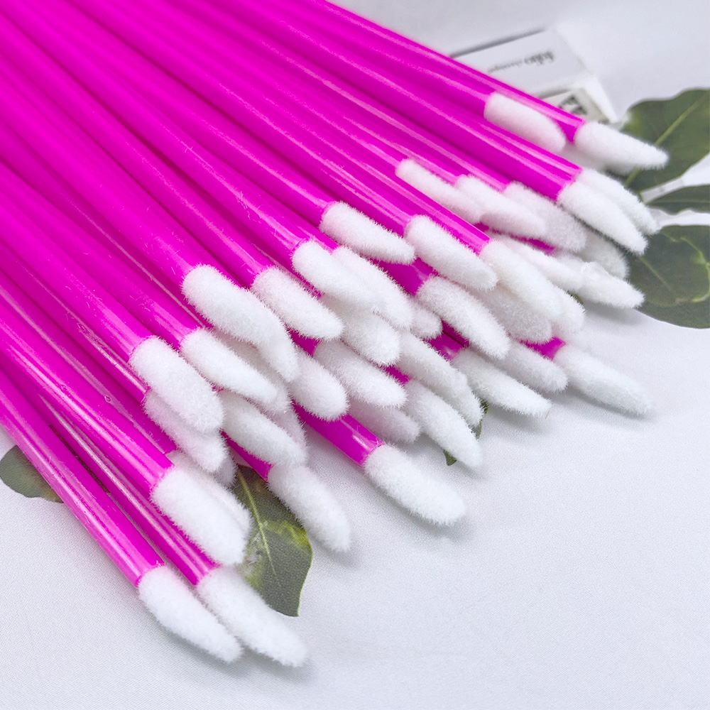 100 個使い捨てリップブラシまつげエクステンションメイクブ - Eyelash Extension Vendor のレビューと価格