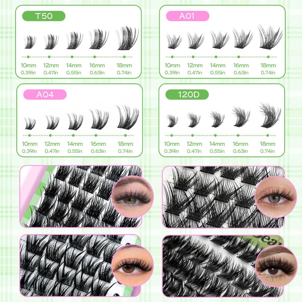 ナチュラルルックつけまつげ ボンド＆シール クラスターデザイ - Eyelash Extension Wispy のレビューと価格