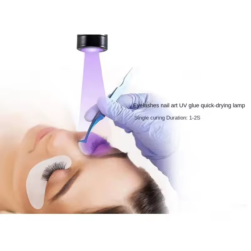 5W 10WまつげUV硬化ランプヘッドつけまつげエクステネイ - Eyelash Extension Uv Glue のレビューと価格