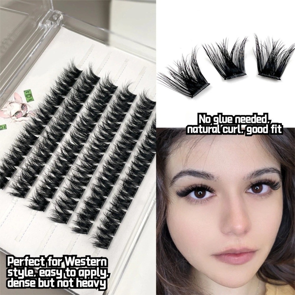 14mmの長さのつけまつげ、ボンド＆シールタイプ、ウィスピー - Eyelash Extension Wispy のレビューと価格