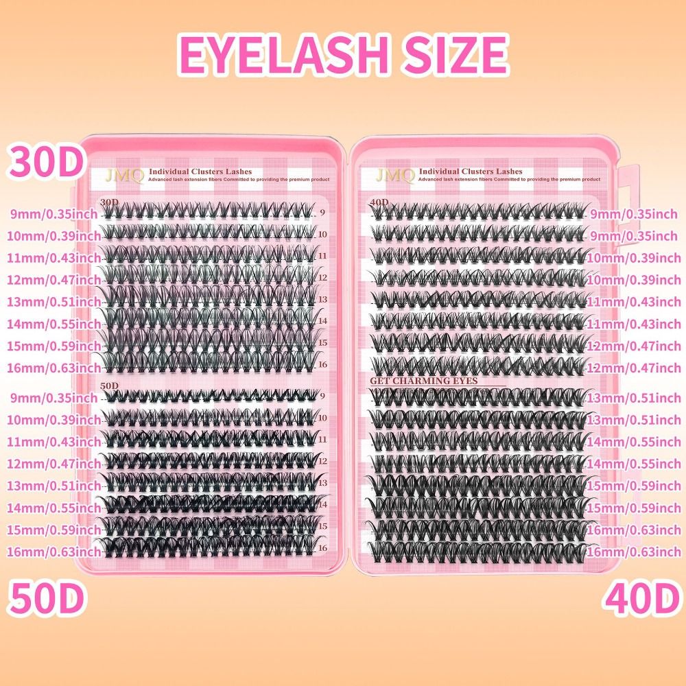 長さ9-16mmのつけまつげ 3Dボリューム ナチュラルルッ - Eyelash Extension Wispy のレビューと価格