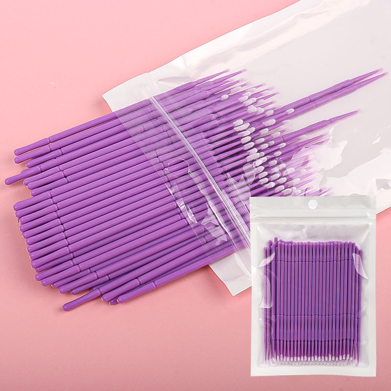 100本入り/袋 竹製まつげエクステ洗浄綿棒 ラッシュリフト - Eyelash Extension Vendor のレビューと価格