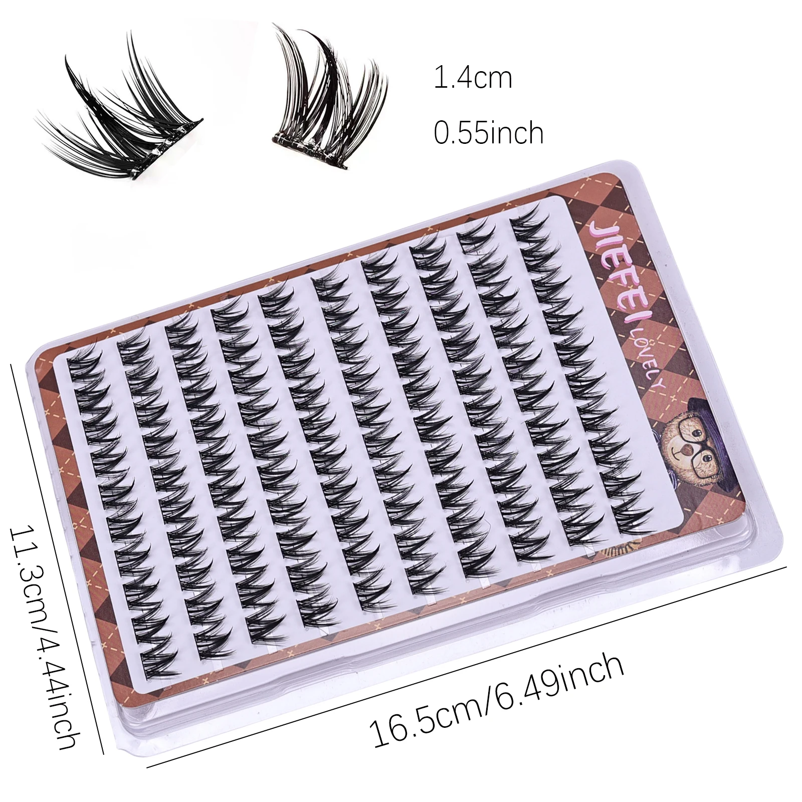 グルーフリーの厚いナチュラルカール自己粘着つけまつげ、W字型 - Eyelash Extension Uv Glue のレビューと価格