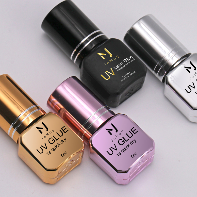 JOMAY 5ml UVまつげエクステグルー 1秒速乾 5色 - Eyelash Extension Uv Glue のレビューと価格