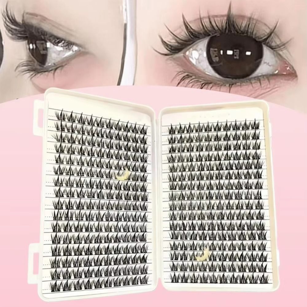 ナチュラルルックつけまつげ ボンド＆シール クラスターデザイ - Eyelash Extension Wispy のレビューと価格