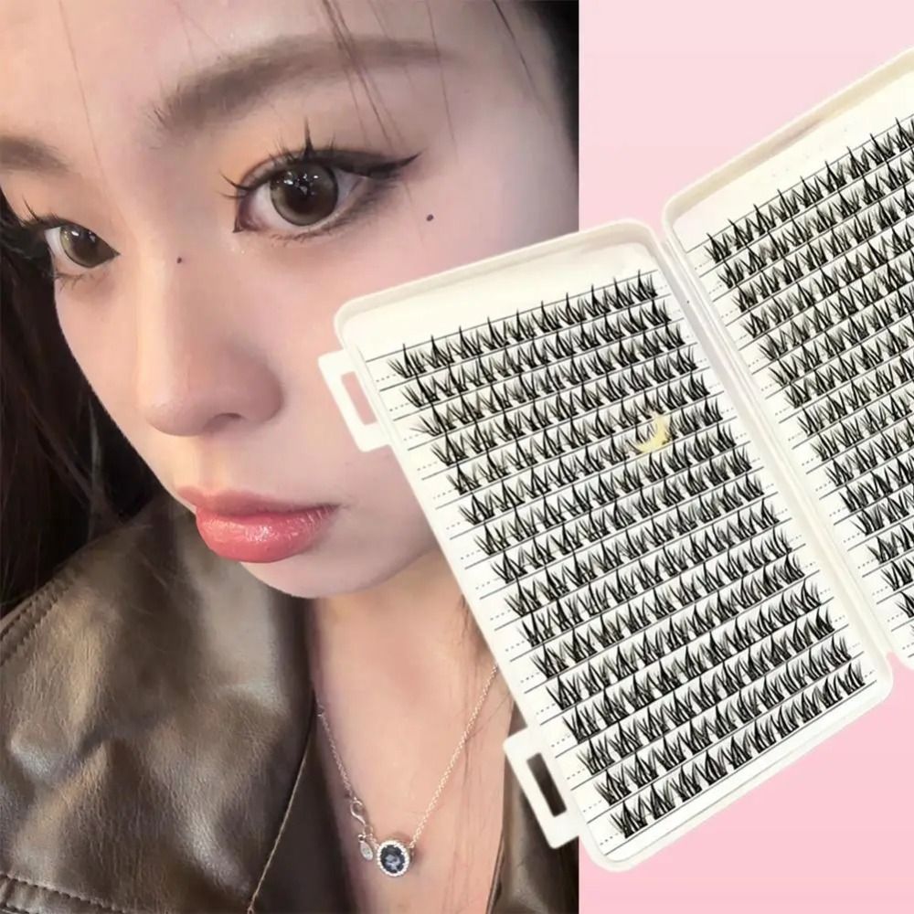 ナチュラルルックつけまつげ ボンド＆シール クラスターデザイ - Eyelash Extension Wispy のレビューと価格