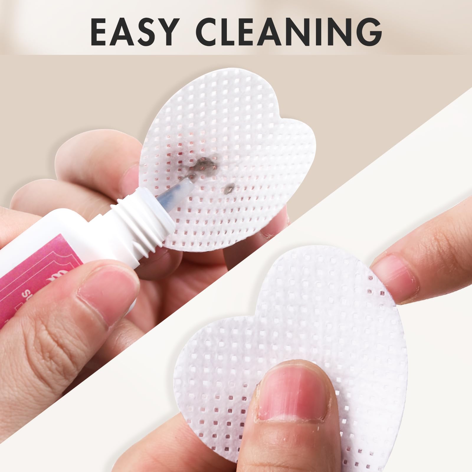 200枚入り 糸くずの出ないネイルワイプ まつげエクステグル - Eyelash Extension Home Service のレビューと価格