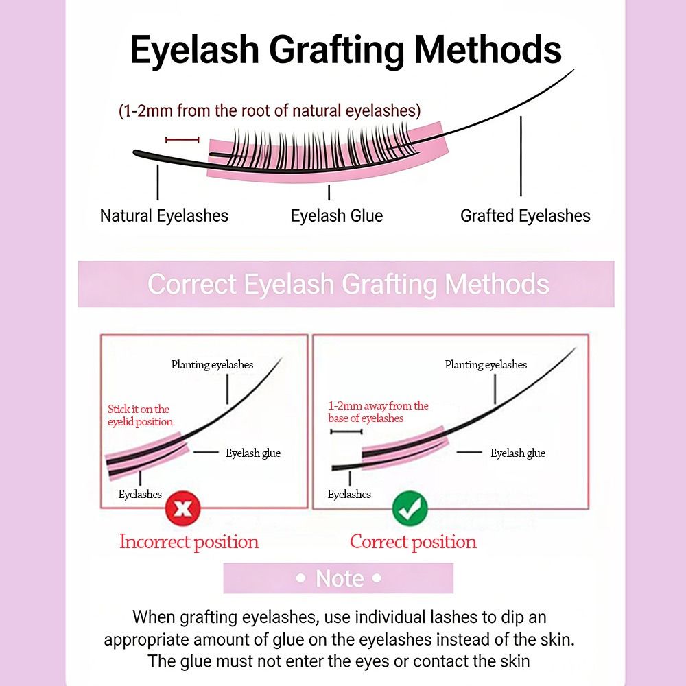 12列のナチュラルルックつけまつげ、ウィスピー風、接着＆固定 - Eyelash Extension Wispy のレビューと価格