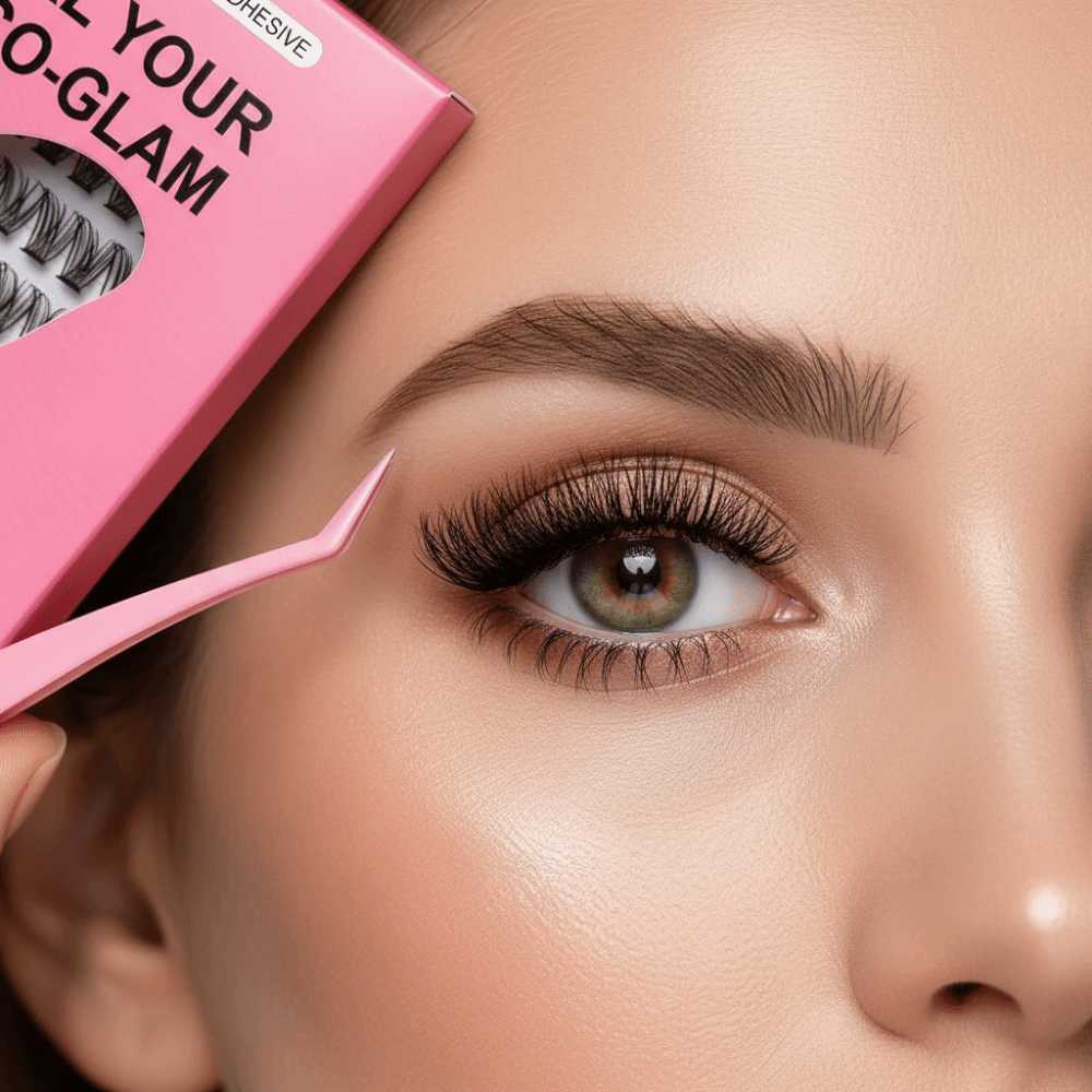 自然な見た目DIYまつげエクステキット ふわふわ 接着剤不要 - Eyelash Extension Vendor のレビューと価格