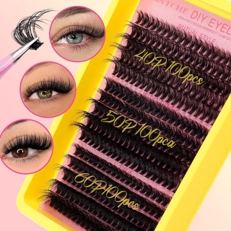 クラスターラッシュキット 個別ラッシュ ボリュームミックスト - Eyelash Extension Wispy のレビューと価格