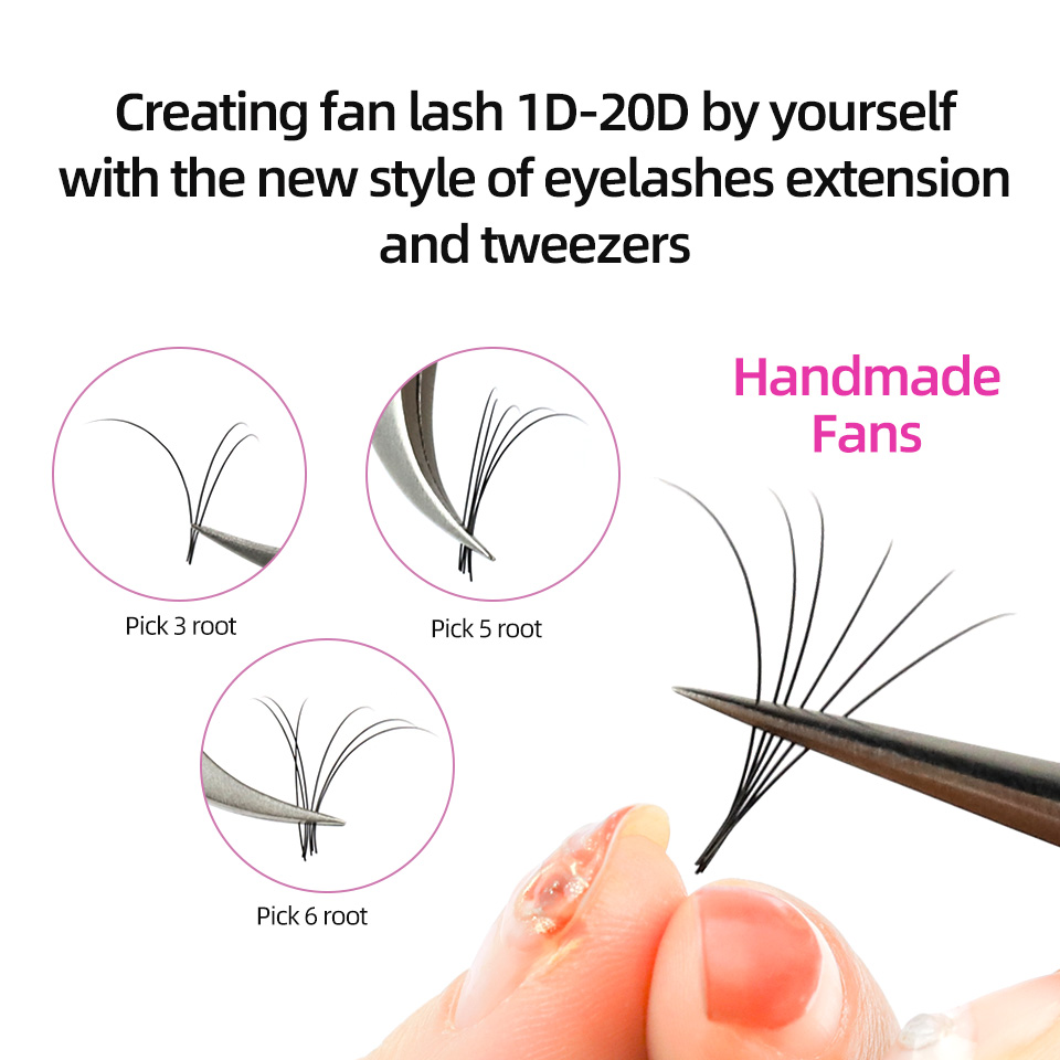 RUJADE 10 トレイ/ロット卸売個別つけまつげエクステ - Eyelash Extension Korea Natural のレビューと価格