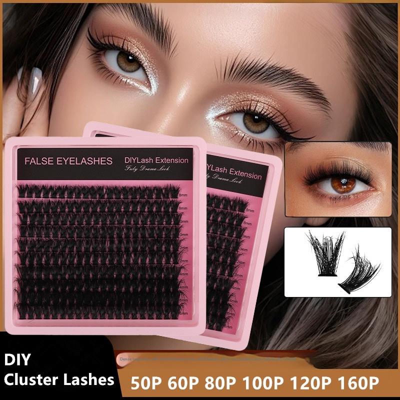 新しい10列140束ふわふわ濃密まつげ束8-16mmミックス - Eyelash Extension Wispy のレビューと価格