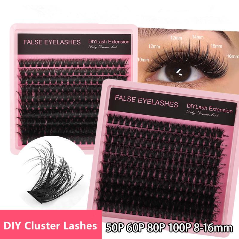 新しい10列140束ふわふわ濃密まつげ束8-16mmミックス - Eyelash Extension Wispy のレビューと価格