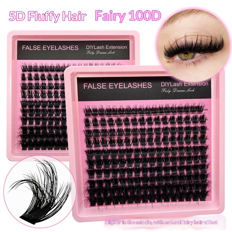 新しい10列140束ふわふわ濃密まつげ束8-16mmミックス - Eyelash Extension Wispy のレビューと価格