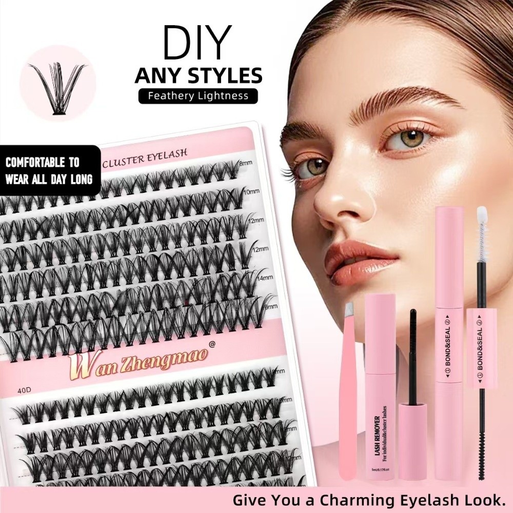 8-16mmの長さのつけまつげ、ナチュラルな見た目、ウィスピ - Eyelash Extension Wispy のレビューと価格