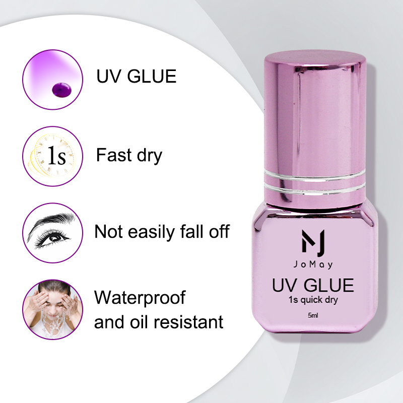 TPOフリー 5ml UVまつげエクステグルー 1秒速乾 強 - Eyelash Extension Uv Glue のレビューと価格