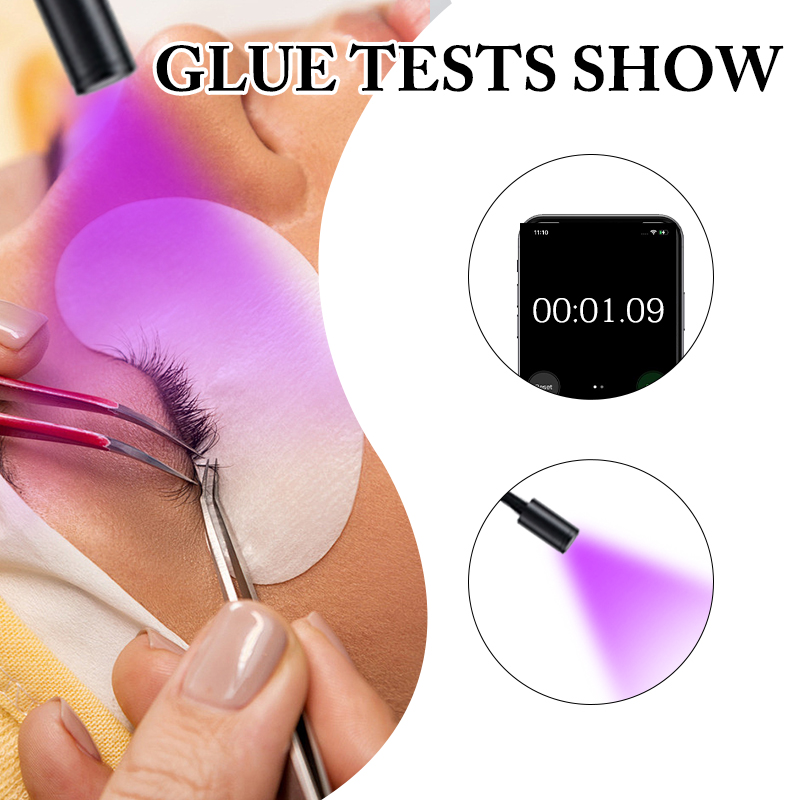 TPOフリー 5ml UVまつげエクステグルー 1秒速乾 強 - Eyelash Extension Uv Glue のレビューと価格