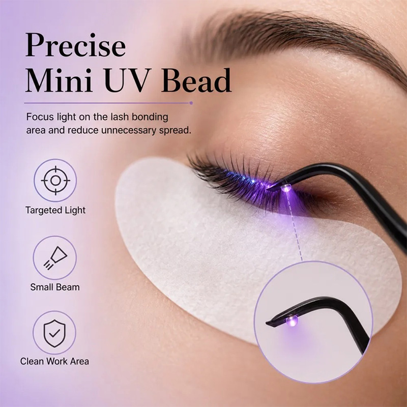 ミニUVまつげランプピンセット 2秒速乾硬化ライト まつげエ - Eyelash Extension Uv Glue のレビューと価格