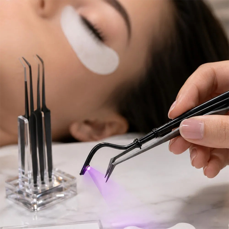 ミニUVまつげランプピンセット 2秒速乾硬化ライト まつげエ - Eyelash Extension Uv Glue のレビューと価格