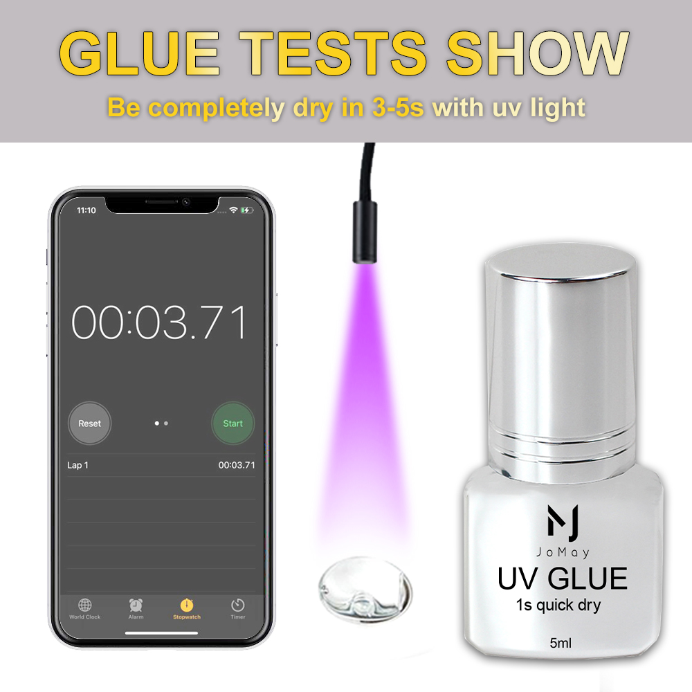JOMAY 接着剤まつげエクステンション UV 接着剤速乾性 - Eyelash Extension Uv Glue のレビューと価格
