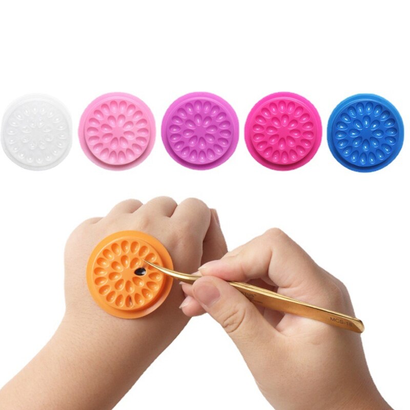 100 個まつげ接着剤ホルダーまつげエクステンション用品接着 - Eyelash Extension Uv Glue のレビューと価格