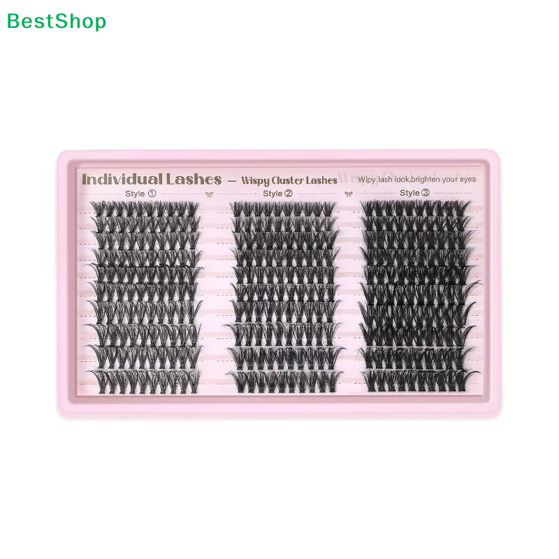 ✂ クラスターラッシュ個別エクステンション、30D 40D  - Eyelash Extension Wispy のレビューと価格