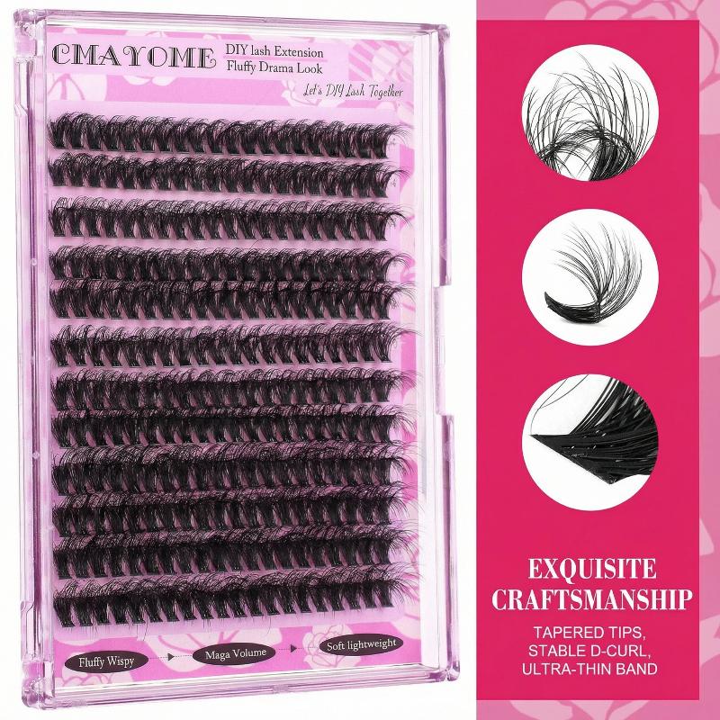 ウィスピーDカールクラスターラッシュ14-18mmふわふわソ - Eyelash Extension Wispy のレビューと価格