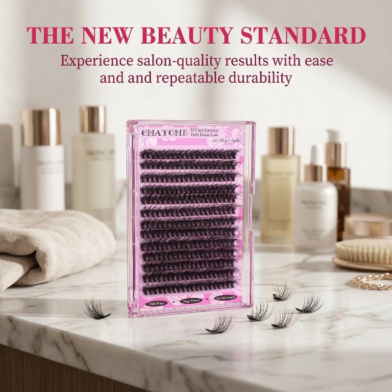 ウィスピーDカールクラスターラッシュ14-18mmふわふわソ - Eyelash Extension Wispy のレビューと価格