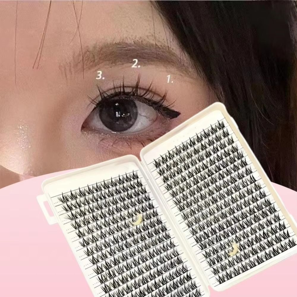 ナチュラルルックつけまつげ　ウィスピー風クラスターデザイン　 - Eyelash Extension Wispy のレビューと価格