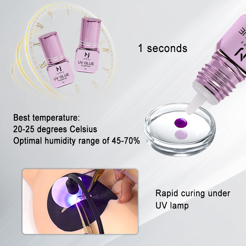 JOMAY 3 ボトル速乾性 UV まつげエクステンション接 - Eyelash Extension Uv Glue のレビューと価格